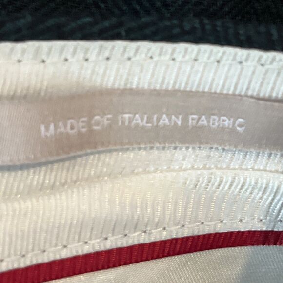 Banana Republic Women’s Martin Fit Wool Green Black Herringbone Patns Size 4S - Picture 5 of 10